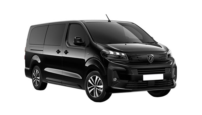 Peugeot E-Traveller (fully electric) minibus hire Newport